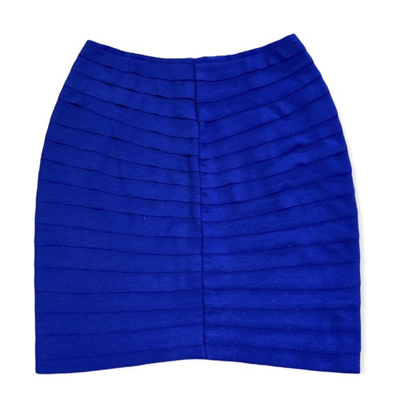 Silence + noise Blue/Purple Pencil skirt Front Zipper - Picture 2 of 4